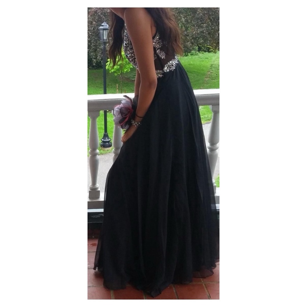 Beaded Tule Prom Dress - Picture 7 of 7